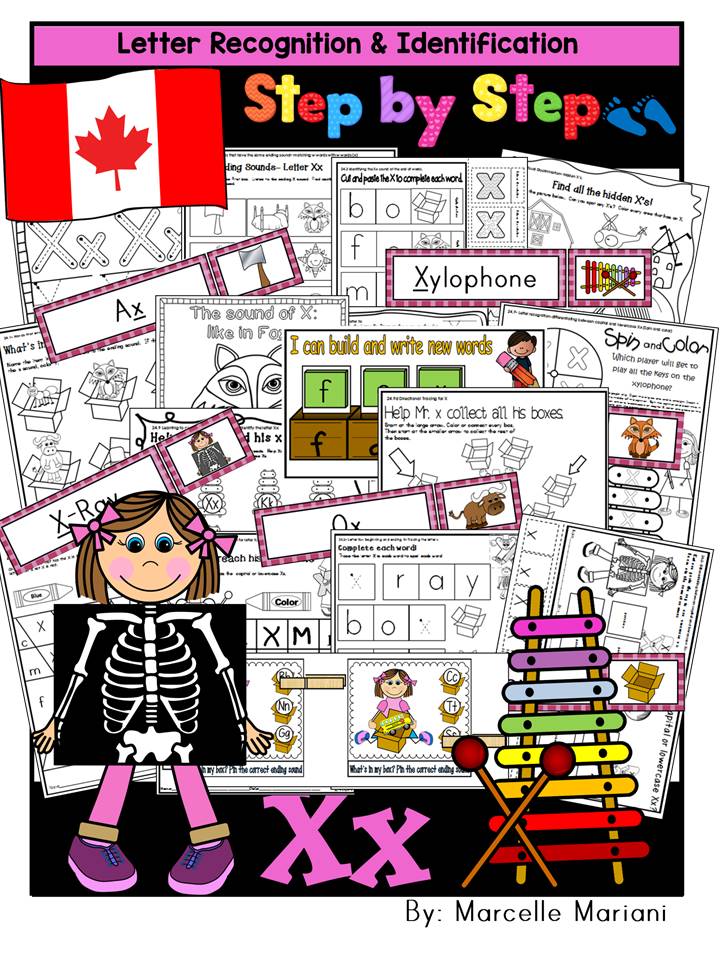 Letter of the week-LETTER X Activity PACK-letter recognition & identification