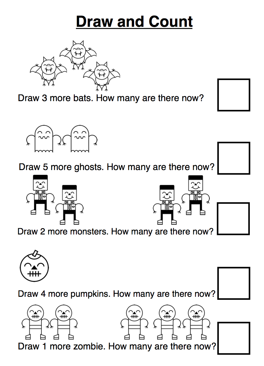 Halloween Maths Sheets