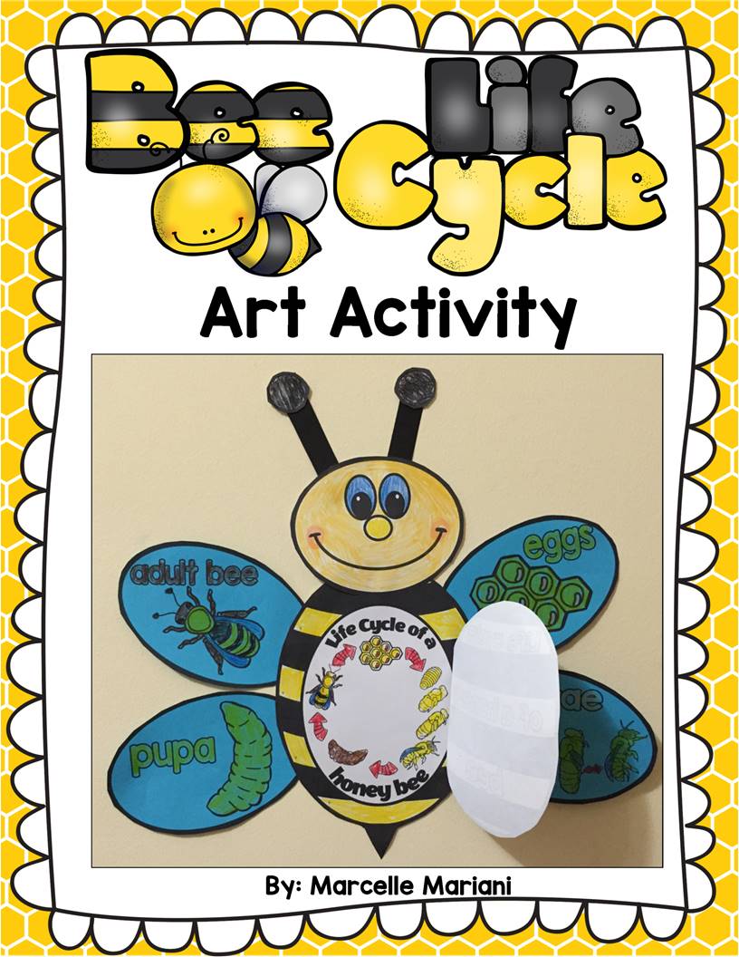 Bee Life Cycle Art Activity- Differentiated