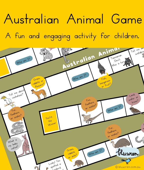 Australian Animal Board Game