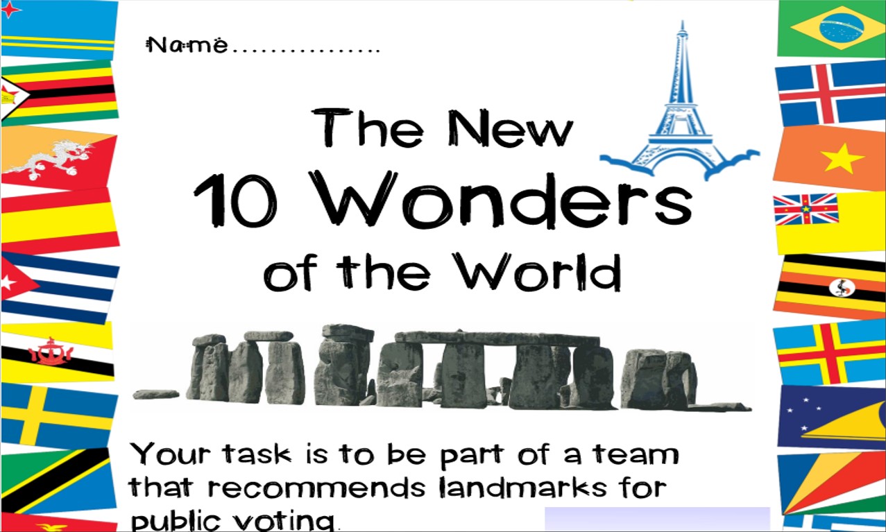 10 WONDERS OF THE WORLD RESEARCH PROJECT - MIDDLE YEARS