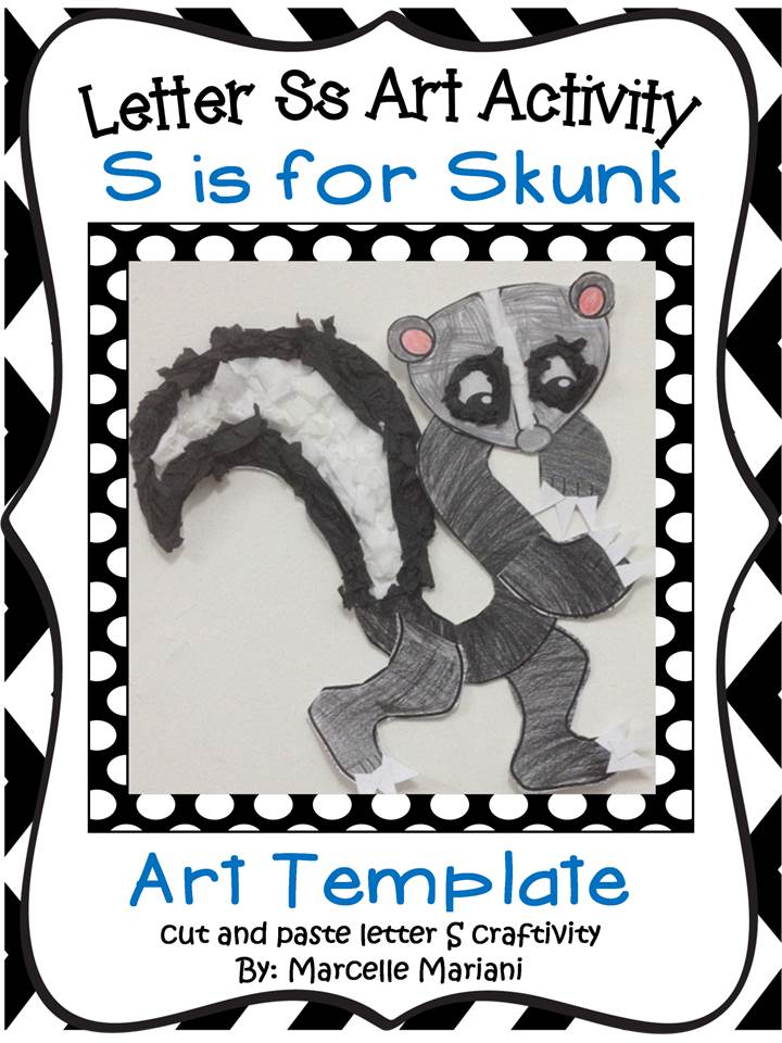 Letter of the week-Letter S-Art Activity Templates- A letter S Craftivity
