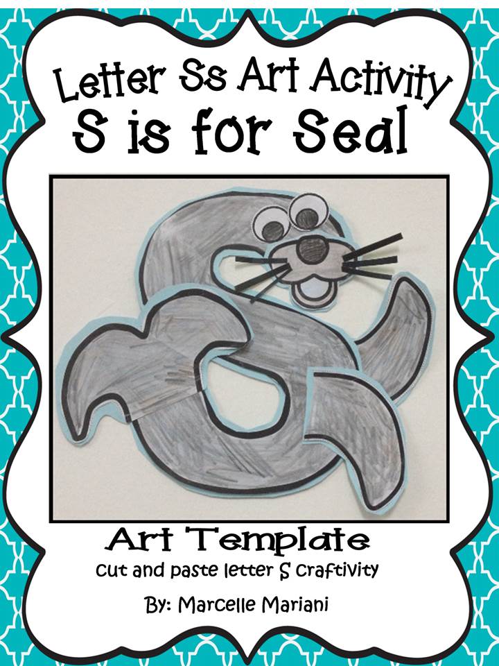 Letter of the week-Letter S-Art Activity Template- A letter S Craftivity