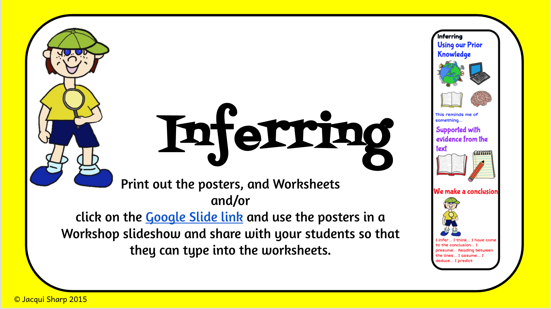 Inferring: Reading Strategy Pack
