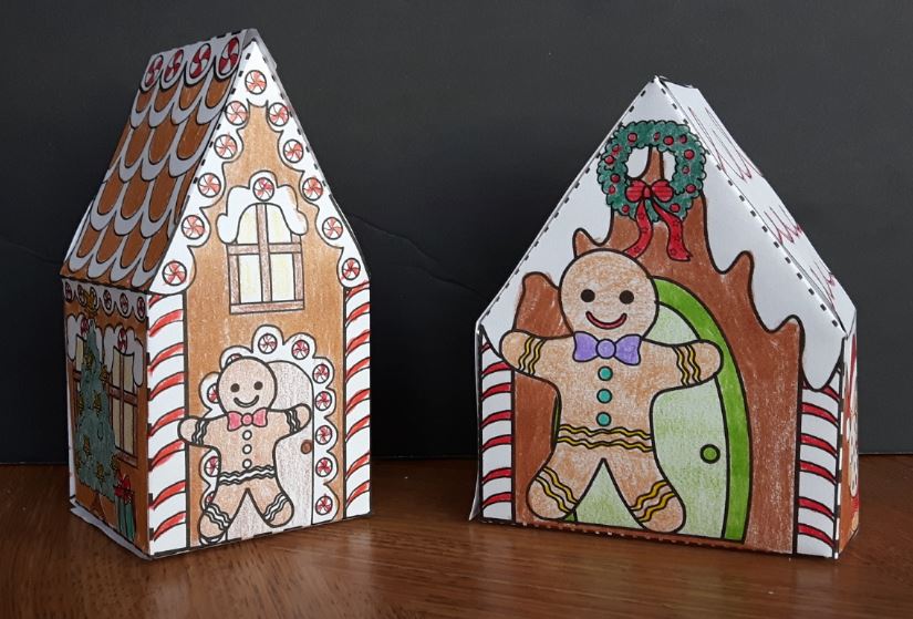Christmas Crafts - Gingerbread Houses