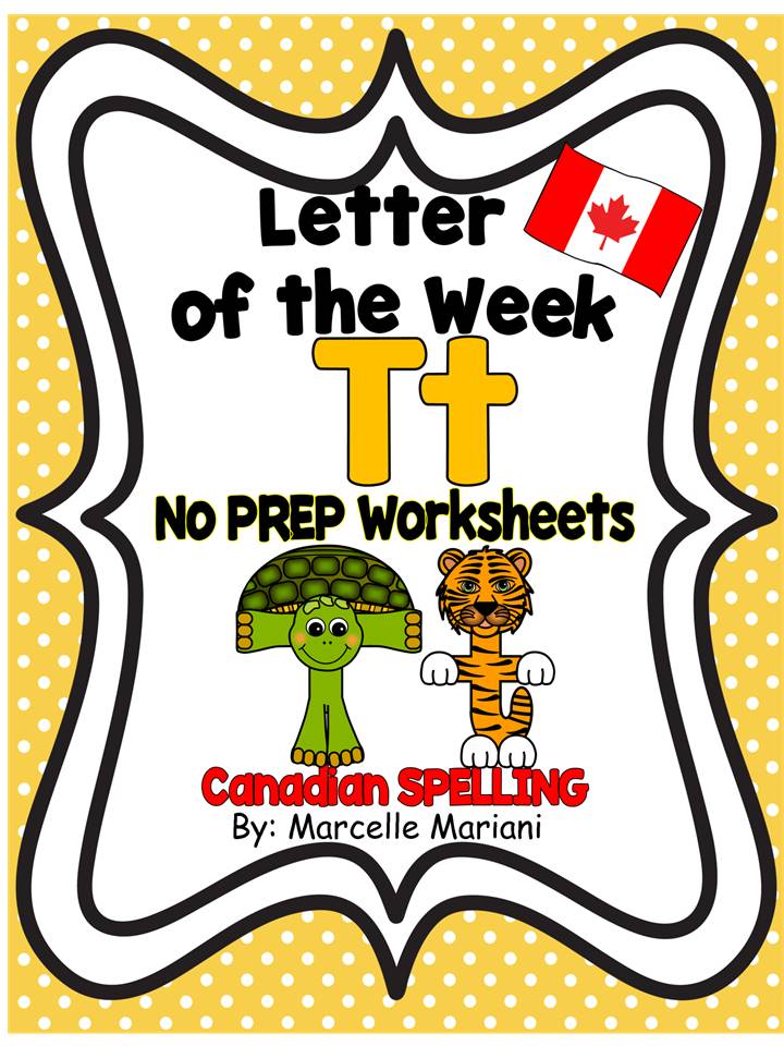 LETTER T WORKSHEETS- NO PREP WORKSHEETS AND ART ACTIVITIES