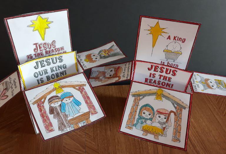Jesus is Born!  POP-UP Box Craftivity