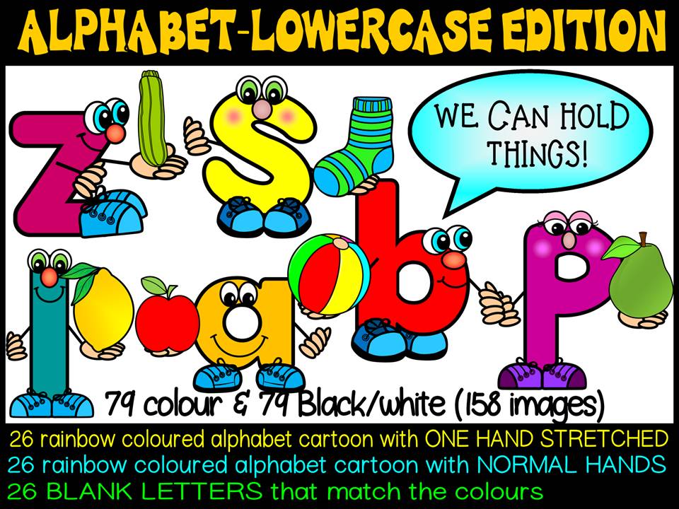 ALPHABET PEOPLE LOWERCASE CARTOON CLIP ART GRAPHICS (156 IMAGES) Commercial Use