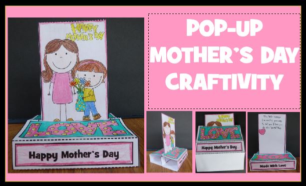 Mother's Day Craft - POP-UP Mother's Day Craftivity