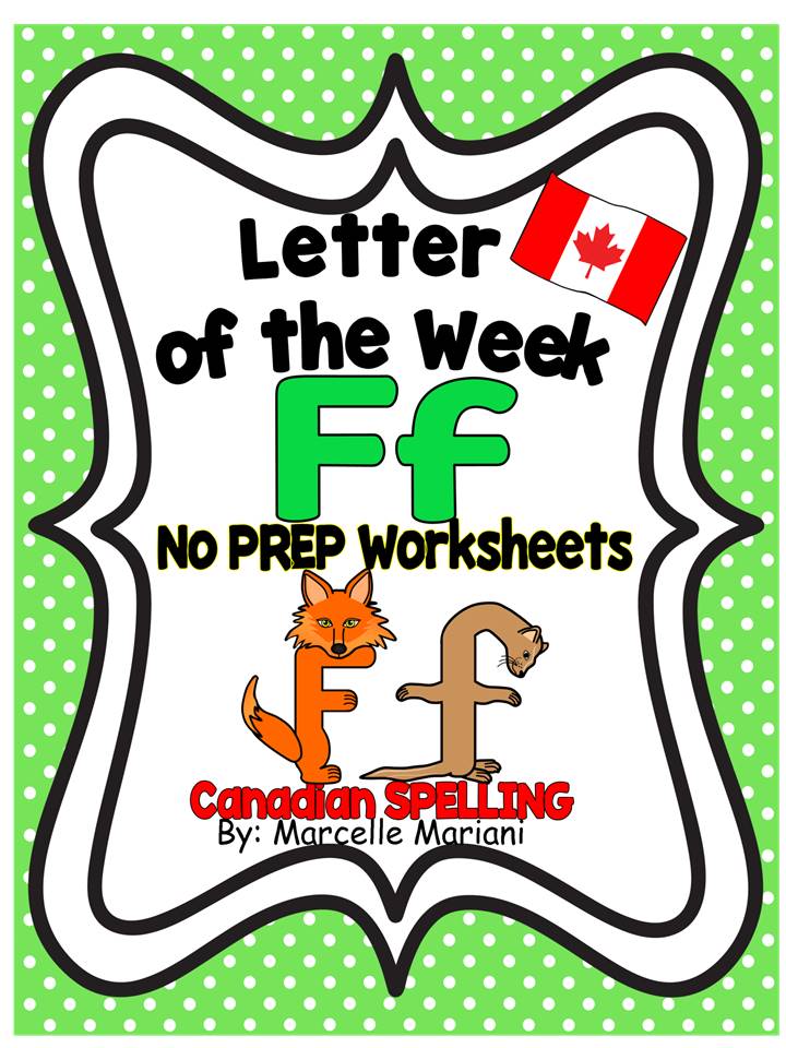 LETTER F WORKSHEETS- NO PREP WORKSHEETS AND ART ACTIVITIES
