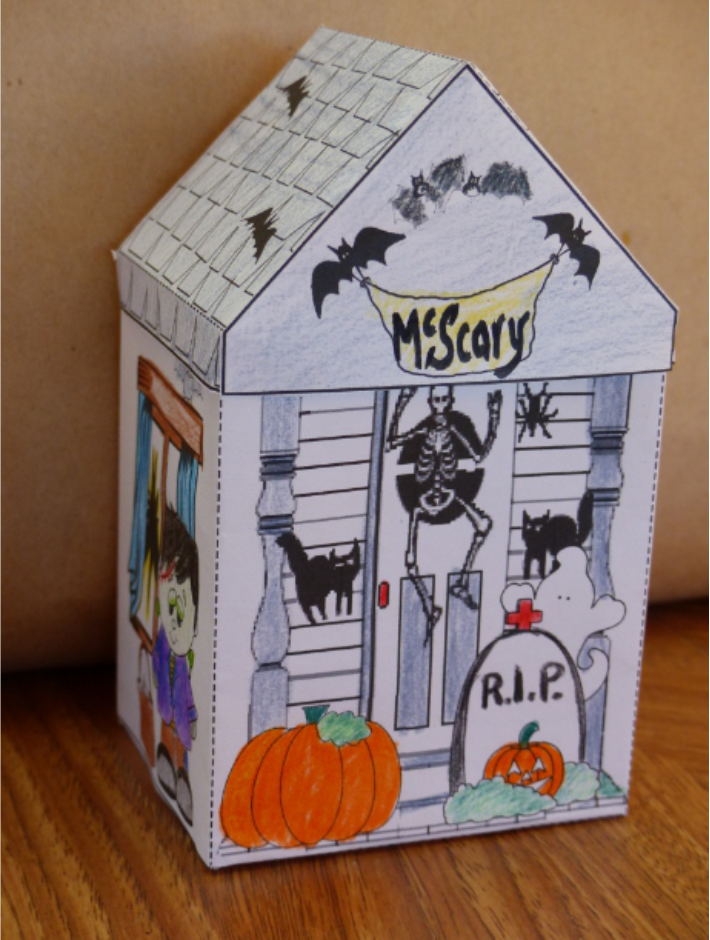 Hallowe'en Crafts - Haunted House