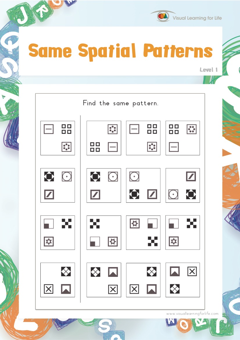 Same Spatial Patterns