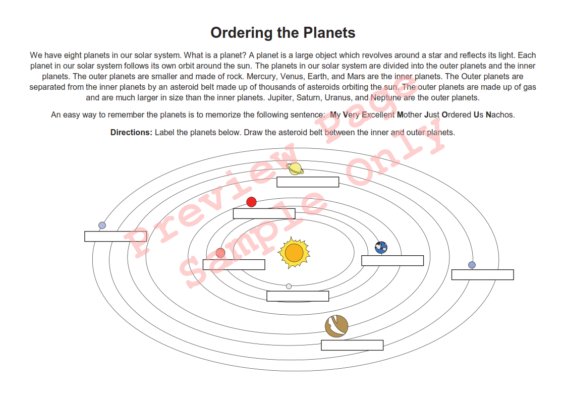 Space Thematic Unit - Grades 3-4 - AU NZ UK English Version | Teach In ...