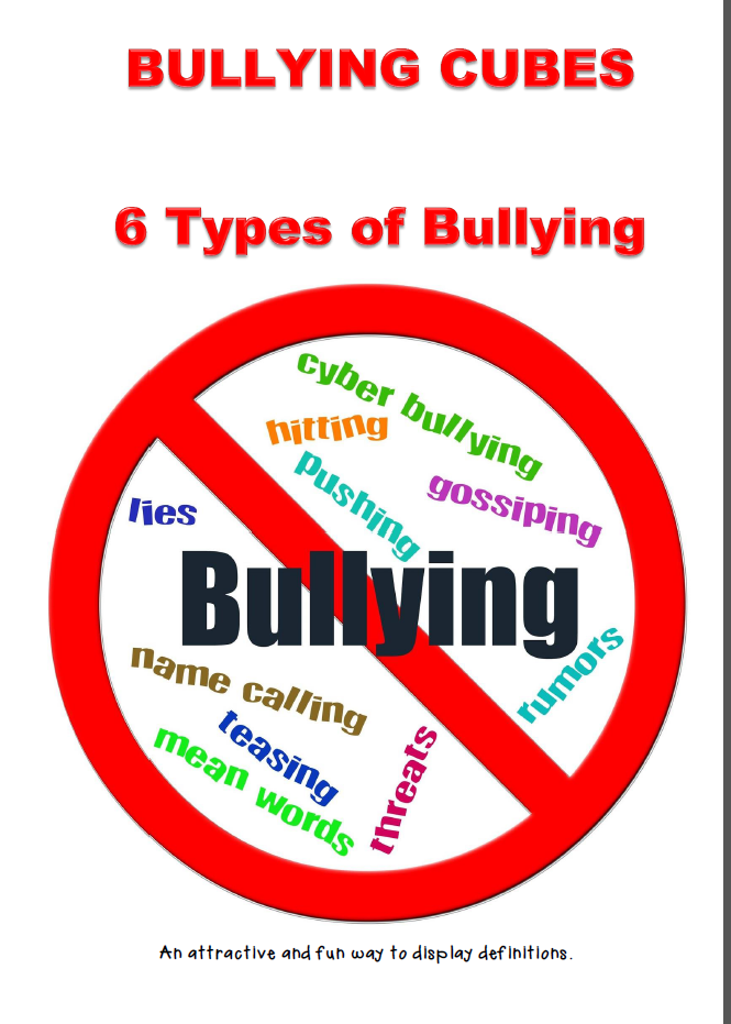 6 Types of Bullying - Construction Cube