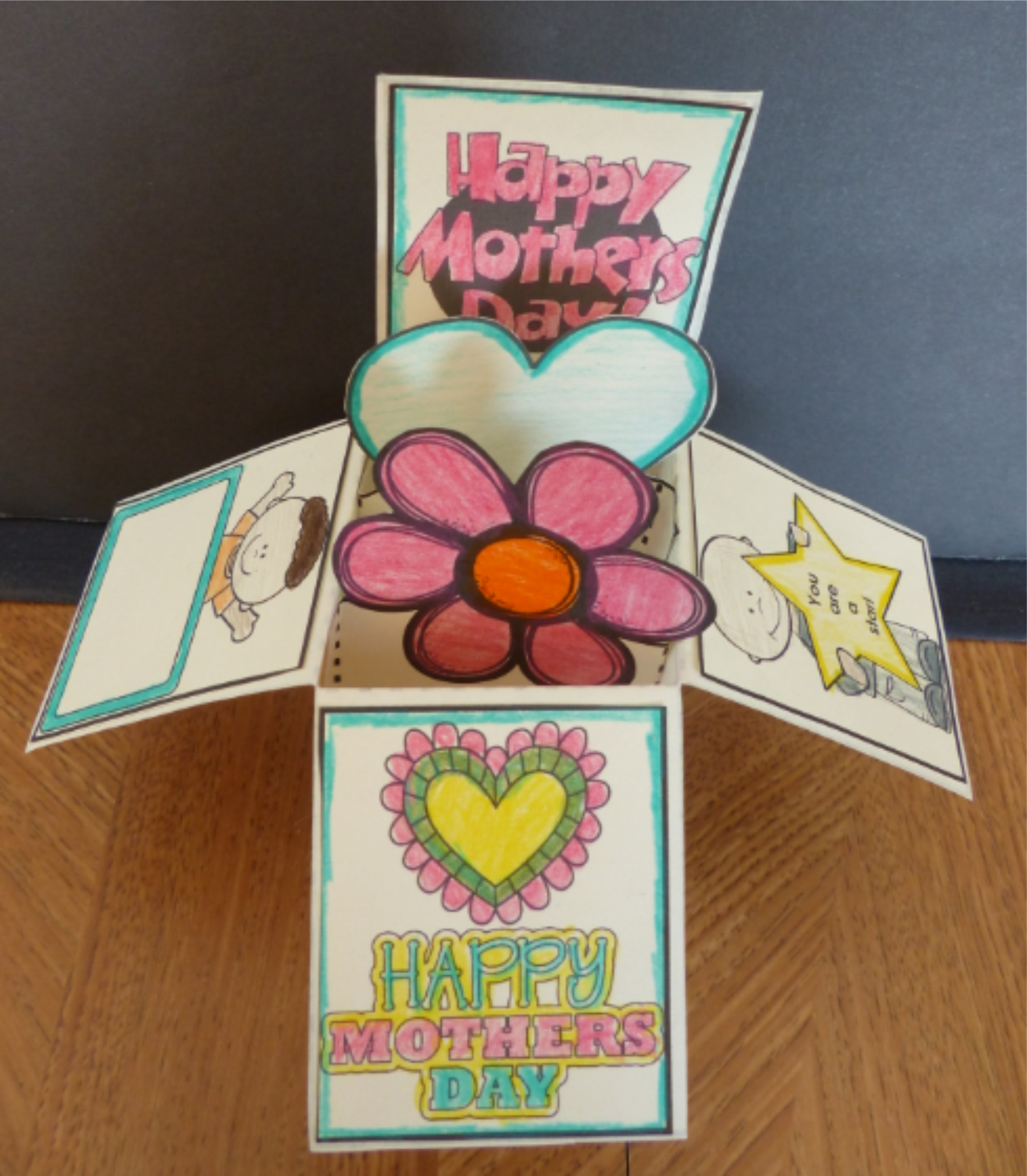 Mother's Day Craft - POP-UP Box Craftivity