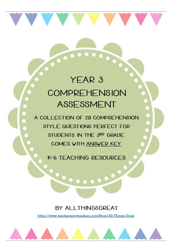 Year 3 Comprehension Assessment