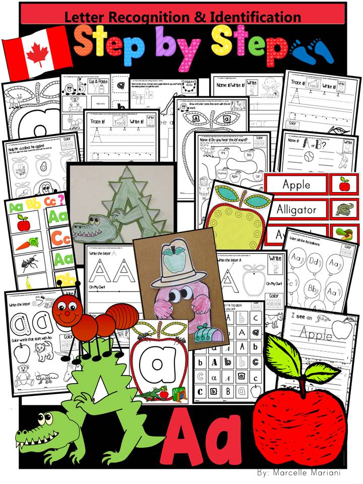 Letter of the week-Letter A Activity Pack- Worksheets and Centre tools