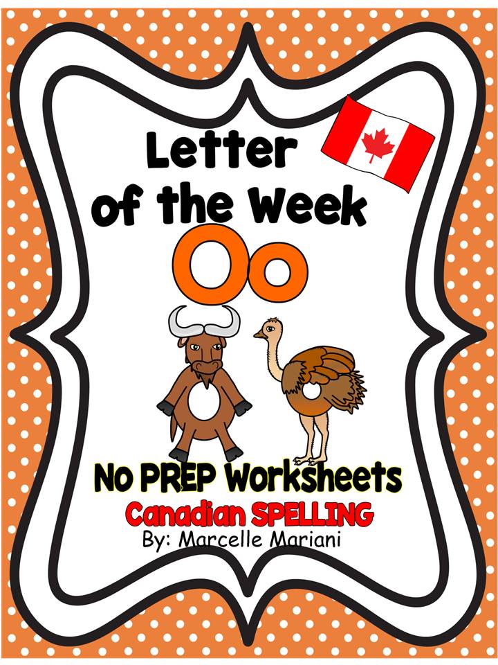LETTER O WORKSHEETS- NO PREP WORKSHEETS AND ART ACTIVITIES