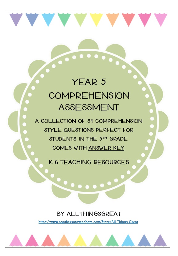 Year 5 Comprehension Assessment