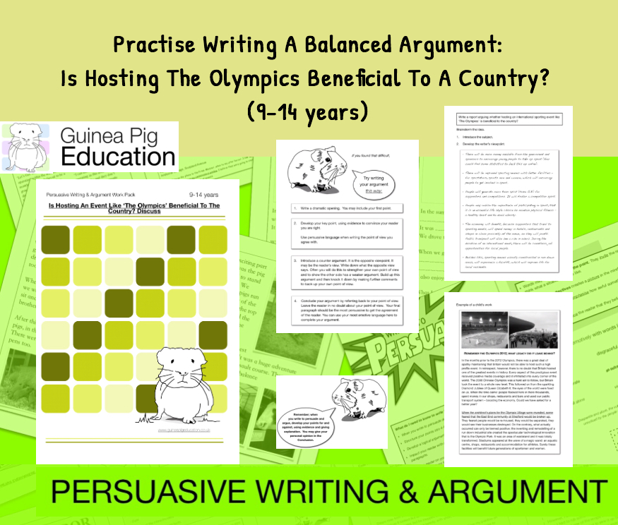 Practise Writing A Balanced Argument: Is Hosting The Olympics Worthwhile? (9-14 years)