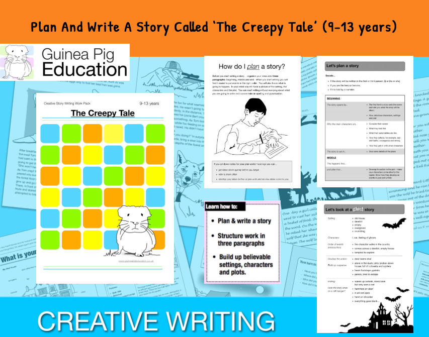 Plan And Write A Story Called 'The Creepy Tale' (Creative Story Writing) 9-14 years