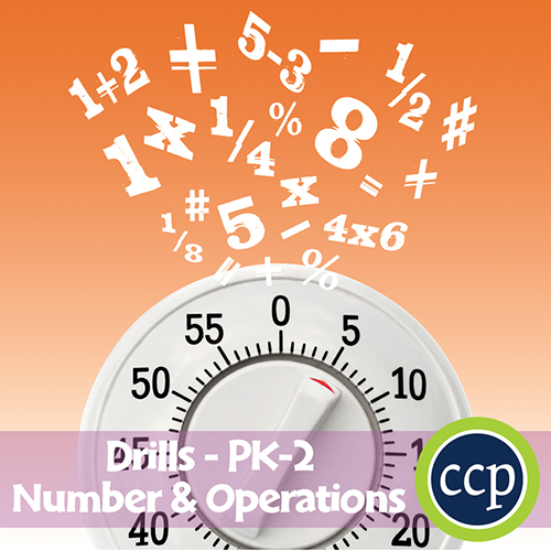 Number & Operations - Drill Sheets Gr. PK-2